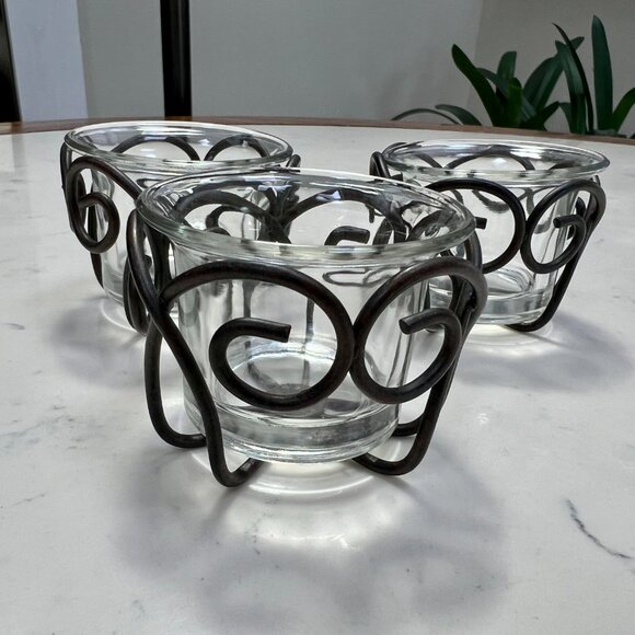 SALE!  Three Retired SLAH Jamestown Candle Holders/Organizers (3) - Picture 3 of 8